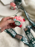 کاور ایرپاد strawberry starbucks drink (کدa0091) - Image 2