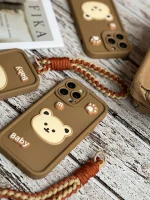 قاب Baby Bear با بند طنابی آیفون (کدC1468) - Image 2