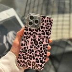 قاب پلنگ صورتی لنز اکلیلی (کدC1526)