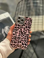 قاب پلنگ صورتی لنز اکلیلی (کدC1526)