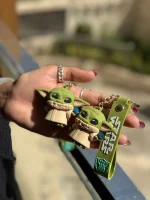 جاکلیدی سیلیکونی Baby Yoda (کدa0159) - Image 3