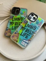 قاب آکواریومی شبرنگ Living My Best Life (کدC1314) - Image 2