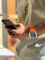 بند و گارد اپل واچ Titan Orange (کدw5037) - Image 4