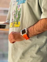 بند و گارد اپل واچ Titan Orange (کدw5037) - Image 3