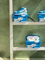 ایرپاد سیلیکونی Air Jordan Blue آبی (کدa0183) - Image 4