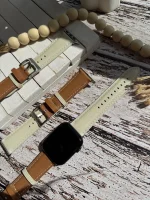 بند اپل واچ چرمی mocha mousse (کدw5059) - Image 4