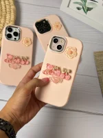قاب Sweet عروسک شیشه ای صورتی (کدC1798) - Image 4