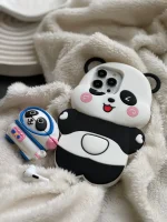 قاب Happy Panda سیلیکونی (کدC1641) - Image 3