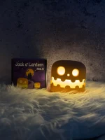 چراغ خواب طرح هالوین Jack-o'-lantern کدو تنبل (کدa0221) - Image 5