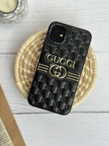 قاب موبایل شیائومی گوچی بالشتی چرمی داغ - Image 2