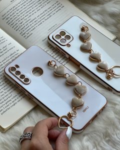 قاب موبایل شیائومی بند قلبی مخملی محافظ لنزدار - Image 2