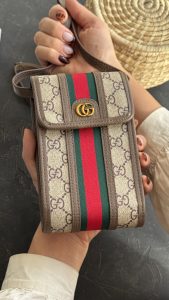 کیف فری سایز یک طرفه گوچی فونتی + بندچرمی - Image 2