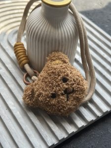 بند آویز خرسی پشمالو
