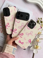 قاب پاپیون صورتی کبریتی آیفون ، سامسونگ ، شیائومی (کدC2207) - Image 5