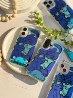 قاب Happy Blue Cat بدون‌ استند (کدC1895) - Image 2