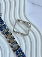 بند اپل واچ جین کارتیر با گارد نگینی (کدw5026) - Image 2