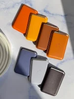 جاکارتی مگ سیف اپل Leather wallet magsafe (کدa0069) - Image 4