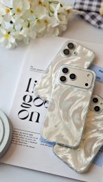 قاب موبایل براش پاپیون و پروانه نگین برجسته - Image 5
