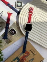 بند اپل واچ سیلیکونی با گارد French Style (کدw5029) - Image 2
