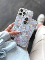 قاب موبایل گل آبی و گربه پاپیونی - Image 5