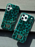 قاب موبایل سبز پولداری SHEIN Leopard
