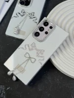 قاب پاپیون دور لنز نگین/شاین Lovely Power سامسونگ و شیائومی (کدC2262) - Image 4