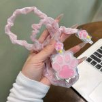 پک محافظ شارژر ۲۰ وات ۳ پین آیفون طرح پنجه صورتی - Image 3