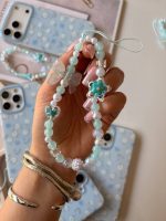 آویز قاب دشت گل بهاری آبی - Image 3